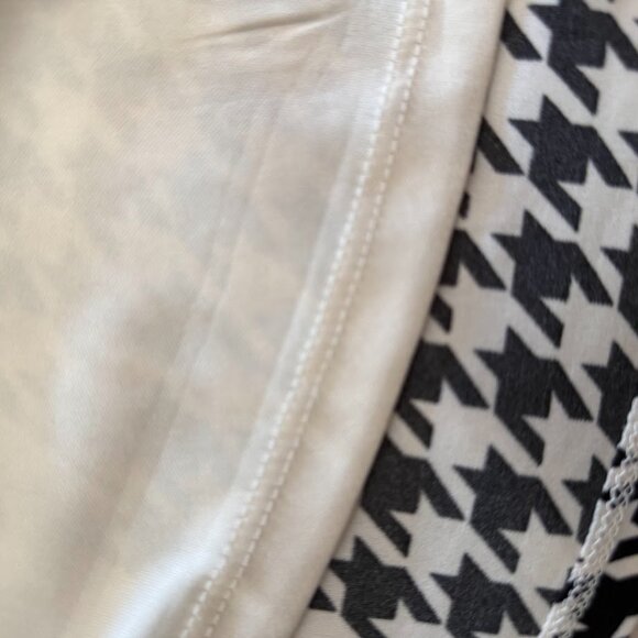 Tommy Hilfiger Jersey Fit and Flare Black and Cream Midi Shirt Dress, Size 18 - Picture 8 of 9